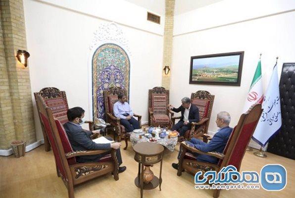 ملاقات وزیر میراث فرهنگی کشور با چهار نفر از نمایندگان مجلس شورای اسلامی