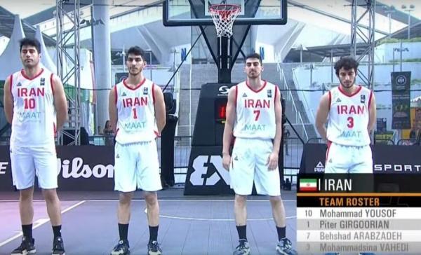 اولین برد تیم بسکتبال سه نفره ایران در کاپ آسیا